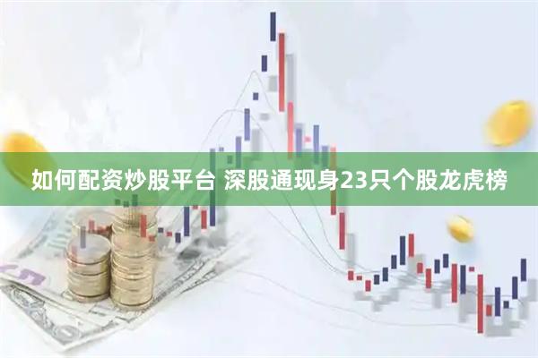 如何配资炒股平台 深股通现身23只个股龙虎榜